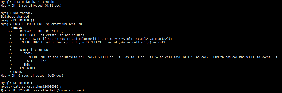 mysql大表在不停機的情況下增加字段該怎麼處理