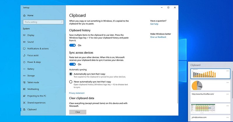 未來 Windows 10 雲端剪貼簿功能將變得更強大、更好用