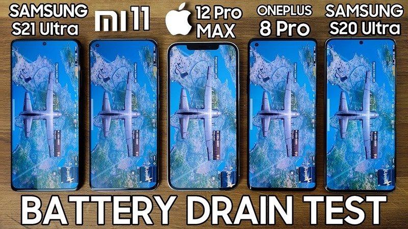國外 YouTube 頻道實測五款旗艦手機續航力表現，iPhone 12 Pro Max 勝過 S21 Ultra 與小米 11_網頁設計公司